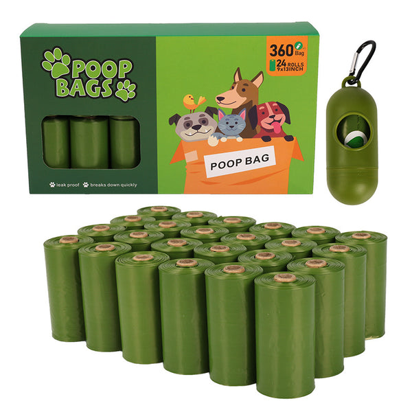 Poop Bag Dispenser and Extra Thick Bags