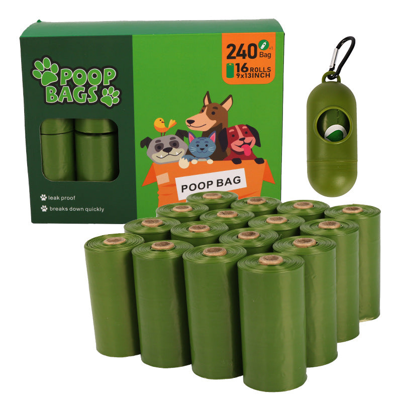 Poop Bag Dispenser and Extra Thick Bags