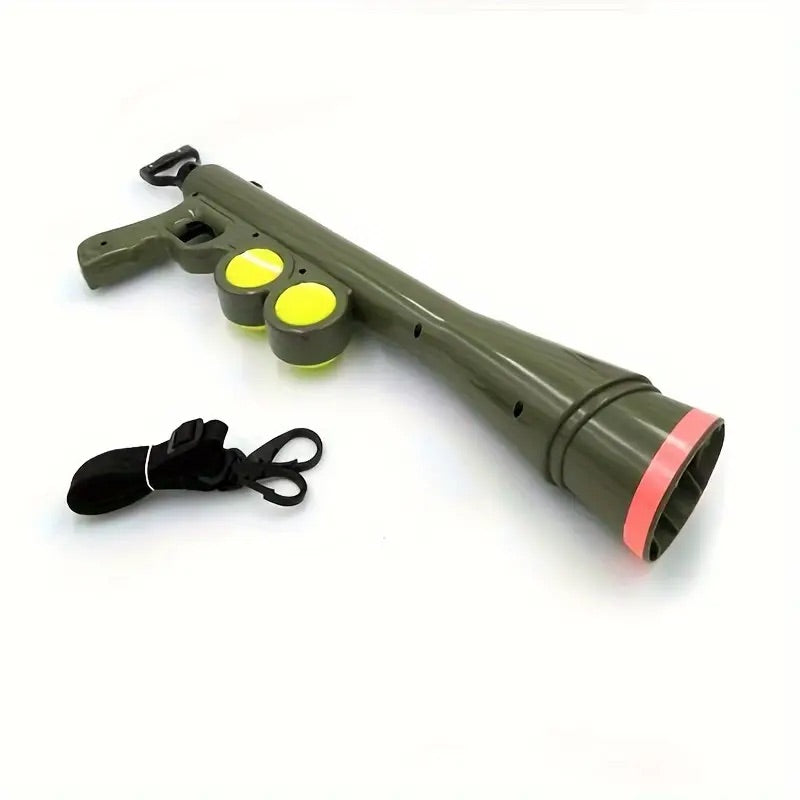 Interactive Ball Launcher with Tennis Ball
