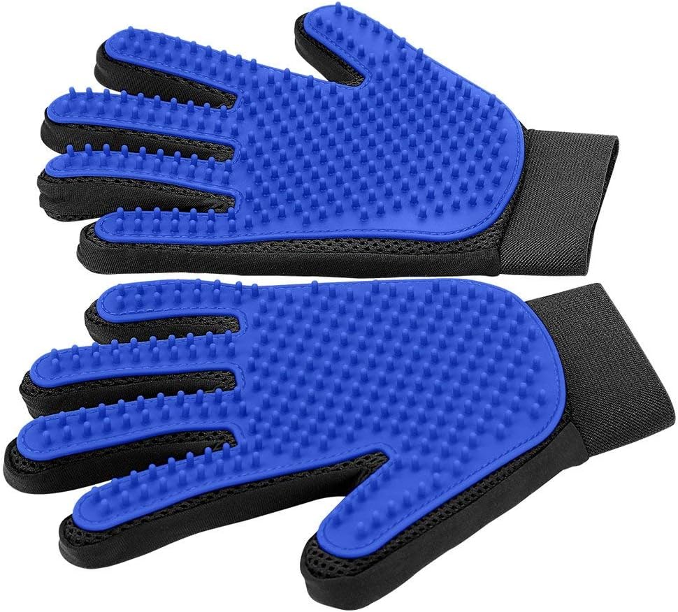 Pet Grooming Gloves For Gentle Shedding